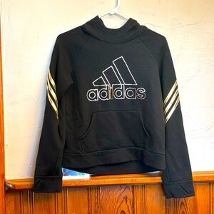 Adidas Girls Hoodie in rose gold Sz XL
